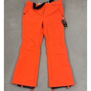 NWT 33000 ft Snow Pants 2XL Orange Removable Suspender Softshell Waterproof Ski